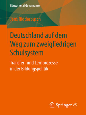 Deutschland auf dem Weg zum zweigliedrigen Schulsystem - ebook